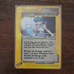 E-Reader Pokemon Nurse 145/165 Expedition Masakazu Fukuda Pokemon TCG Card NM - Image 1