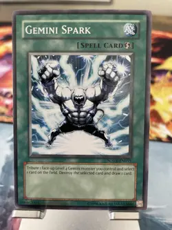 Yu-Gi-Oh! Gemini Spark SOVR-EN055 Unlimited Common Card Near Mint Condition - Image 1