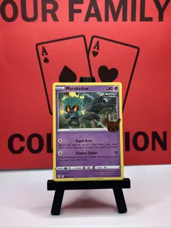 Marshadow Promos 080/203 Holo Cosmos Halloween Stamped Rare Pokemon Card - Image 1