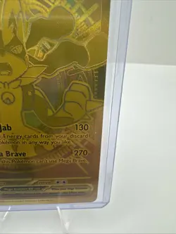 Pokemon Mega Lucario EX TCG Gold Holo Rare Card 188/132 NM - Image 5