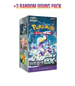 Pokemon Card Violet ex Booster Box Sealed PokemonCard Korean Ver. - Image 1