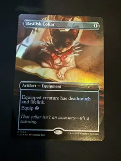 Basilisk Collar (1920) - Near Mint MTG Secret Lair Foil - Image 1