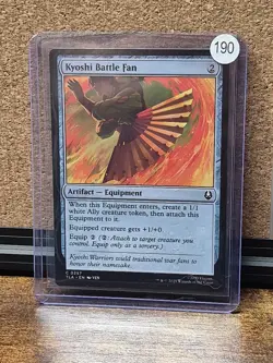 Kyoshi Battle Fan Avatar: The Last Airbender Regular MTG (190) - Image 1