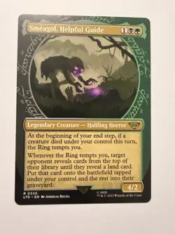 Smeagol, Helpful Guide (Showcase) ✅The Lord of the Rings ✅ Magic (mtg) - Image 1