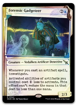 Forensic Gadgeteer (Showcase) #342 (Foil) NM Murders Karlov Manor MKM Magic MTG - Image 1