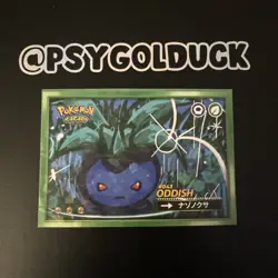 Pokemon Safari Pokemon Card TCG Peru Set Oddish - Image 1