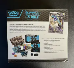 Pokemon TCG Black Bolt Elite Trainer Box - SV Factory Sealed - Image 2