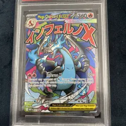 2025 Pokemon MEP En Mega Charizard X Ex UPC #023 PSA 9 With Oricorio PSA 9 - Image 3