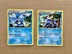 Dewott 29/114 & Samurott 31/114 Cracked Ice Holos - Pokemon TCG Black & White - Image 1