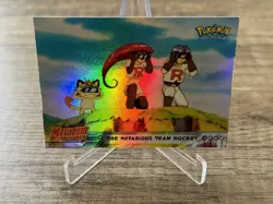 Mewtwo Strikes Back Topps Chrome Holo #12 Team Rocket Pokemon Karten Sammlung - Image 1