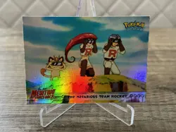 Mewtwo Strikes Back Topps Chrome Holo #12 Team Rocket Pokemon Karten Sammlung - Image 2