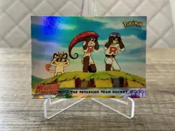 Mewtwo Strikes Back Topps Chrome Holo #12 Team Rocket Pokemon Karten Sammlung - Image 3