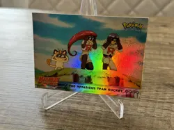 Mewtwo Strikes Back Topps Chrome Holo #12 Team Rocket Pokemon Karten Sammlung - Image 4