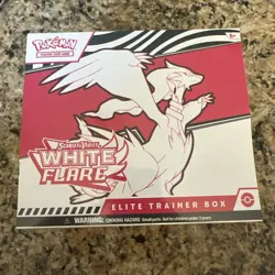 Pokemon TCG Scarlet & Violet White Flare ETB Elite Trainer Box Sealed - Image 1