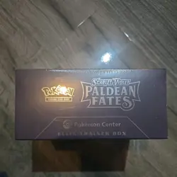 Pokemon Paldean Fates Pokemon Center Elite Trainer Box New And Sealed - Image 2