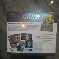 Pokemon Paldean Fates Pokemon Center Elite Trainer Box New And Sealed - Image 3