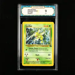 TQG 9 Mint 1999 Pokemon ENG Scyther #26/64 R - Image 1