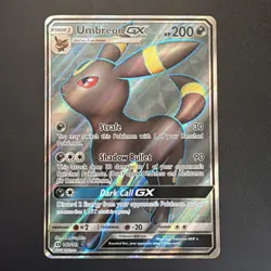 Pokemon Umbreon GX Full Art 142/149 Sun Moon Base NM - Mint - Image 1