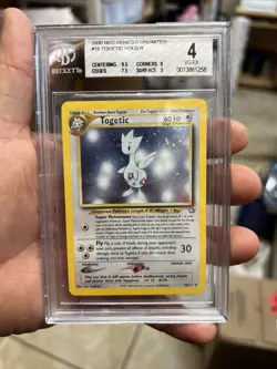 Pokemon Vintage Togetic Neo Genesis #16/111 Holo Rare BGS 4 - Image 1