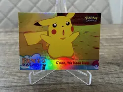 Pikachus Vacation Topps Chrome Holo #53 C´mon We Need Help Pokemon Sammlung - Image 1