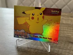 Pikachus Vacation Topps Chrome Holo #53 C´mon We Need Help Pokemon Sammlung - Image 4