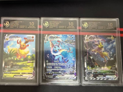 RPA10 Pokemon TCG S-Chinese Jolteon Flareon Vaporeon Vmax CSHC-003 006 009 HOLO - Image 1