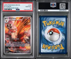 PSA 10 Blaziken 192/182 Sv10: Pokemon Destined Rivals Illustration Rare - Image 3