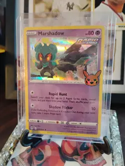 Pokemon Marshadow (Pumpkin Promo) (80pp/283) Evolving Skies LP HOLO - Image 1