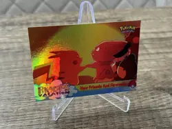Pikachus Vacation Topps Chrome Holo #59 New Friends and Farewells Pokemon - Image 5