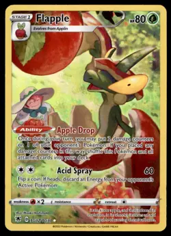 Flapple TG02/TG30 Holo Astral Radiance Trainer Gallery Pokemon Holo LP - Image 1