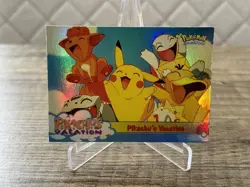 Pikachus Vacation Topps Chrome Holo #42 Ash Brock Misty Pokemon Karten Sammlung - Image 2