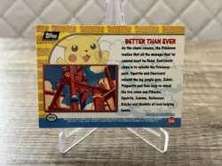 Pikachus Vacation Topps Chrome Holo #56 Better Than Ever Pokemon Karten Sammlung - Image 5