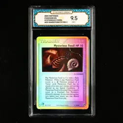 TQG 9.5 Mint+ 2003 Pokemon ENG Mysterious Fossil #EX-SANDSTORM 91/100 C - Image 2