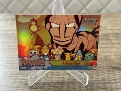 Pikachus Vacation Topps Chrome Holo #58 A Great Day Pokemon Karten Sammlung - Image 1