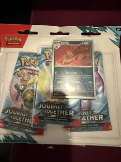 Pokemon TCG: Scarlet & Violet Journey Together 3-Pack Blister - Image 1