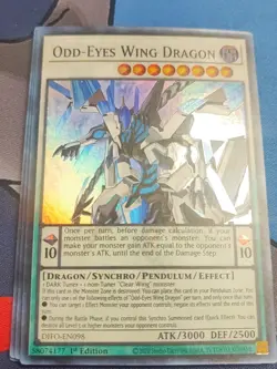 Odd-Eyes Wing Dragon DIFO-EN098 Super Rare Yu-Gi-Oh 1st Edition Near Mint - Image 1