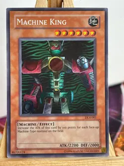 Machine King DL4-001 Super Rare Englisch VG YUGIOH - Image 1