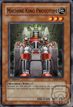 Machine King Prototype SOI-EN012 Shadow of Infinity Yu-Gi-Oh 1st Edition NM/M - Image 3