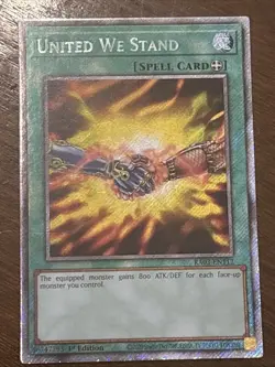 United We Stand (Platinum Secret Rare) RA03-EN112 1st Edition VLP - Image 1