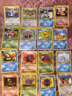 Vintage Pokemon Cards 1995, 96, 98 Lot of 18 - Image 3