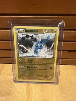 Pokemon TCG 2012 Thundurus BW41 Black & White Reverse Holo LP - Image 1