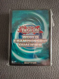 Yugioh WCQ World Championship Qualifier 2017 Sleeves UNUSED SEALED - Image 1