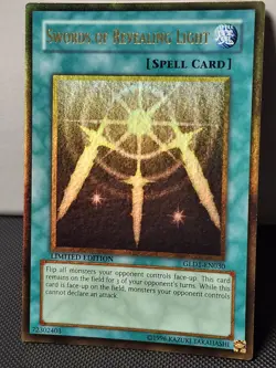 YUGIOH SWORDS OF REVEALING LIGHT GLD1-EN030 GOLD NM - Image 1