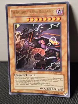 Van'Dalgyon the Dark Dragon Lord JUMP-EN023 Rare Yugioh Promo Card Lp - Image 1