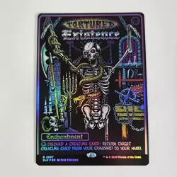 Tortured Existence Foil Secret Lair X D&D: Black Lights & Dark Dungeons MTG - Image 1