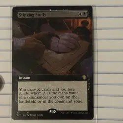 Stinging Study (Extended Art) Commander 2021 Regular - Image 1