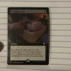 Stinging Study (Extended Art) Commander 2021 Regular - Image 2
