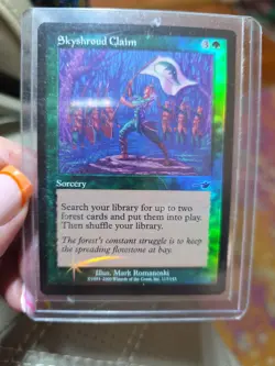 MTG Skyshroud Claim FOIL Nemesis Near Mint Magic The Gathering Mtg 🔥 - Image 1