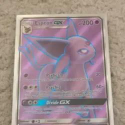 Pokemon TCG Espeon GX 140/149 SM Base Set Ultra Rare Full Art Holo Stage 1 - Image 2