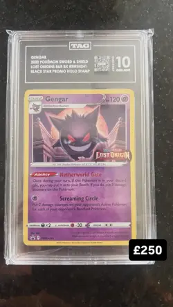 TAG 10 Gengar SWSH241 Lost Origin Prerelease Promo Holo Pokemon GEM MINT PSA - Image 1